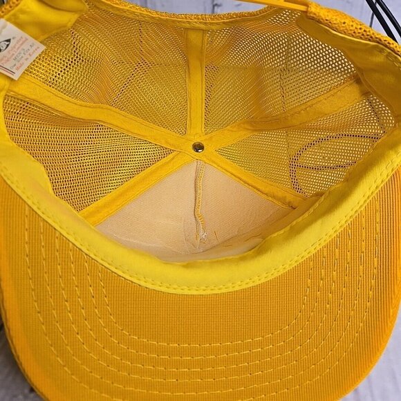 Pennzoil Hat Vintage Yellow Mesh Snapback Patch  Hat Cap - Picture 7 of 10